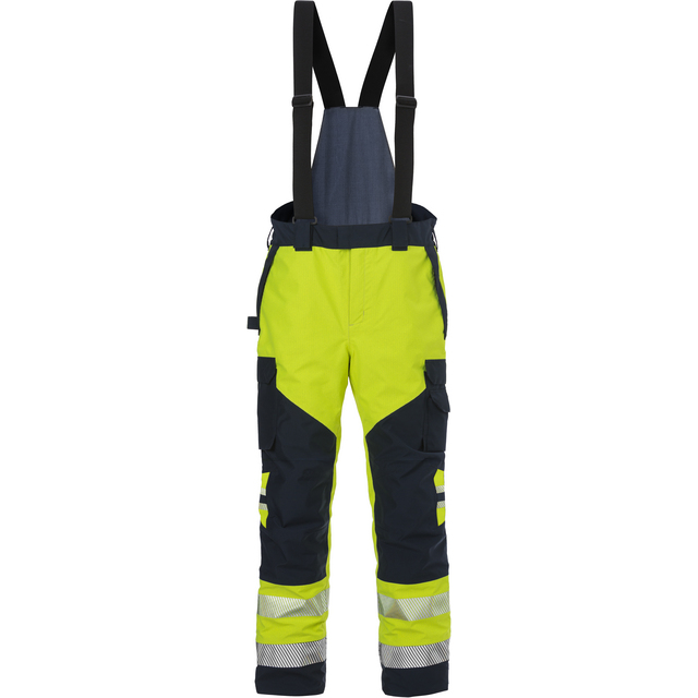 BYXA 2095 GXE FLAMSKYDDAD VARSEL GUL/MARINBLÅ STL XS