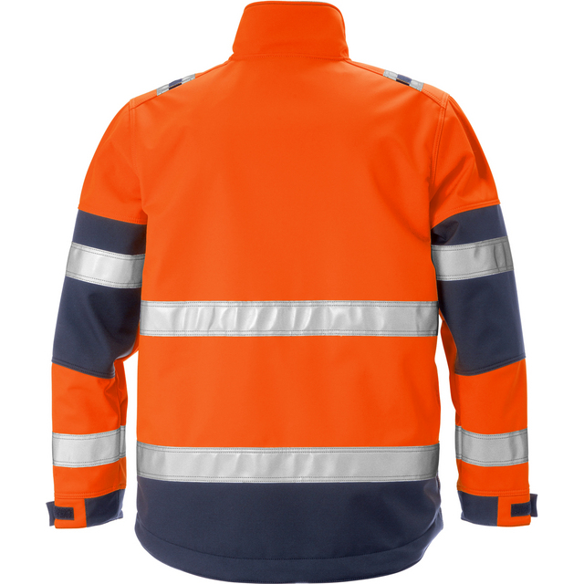 VARSELJACKA 4083 WYH KL 2 ORANGE/MARINBLÅ STL 2XL