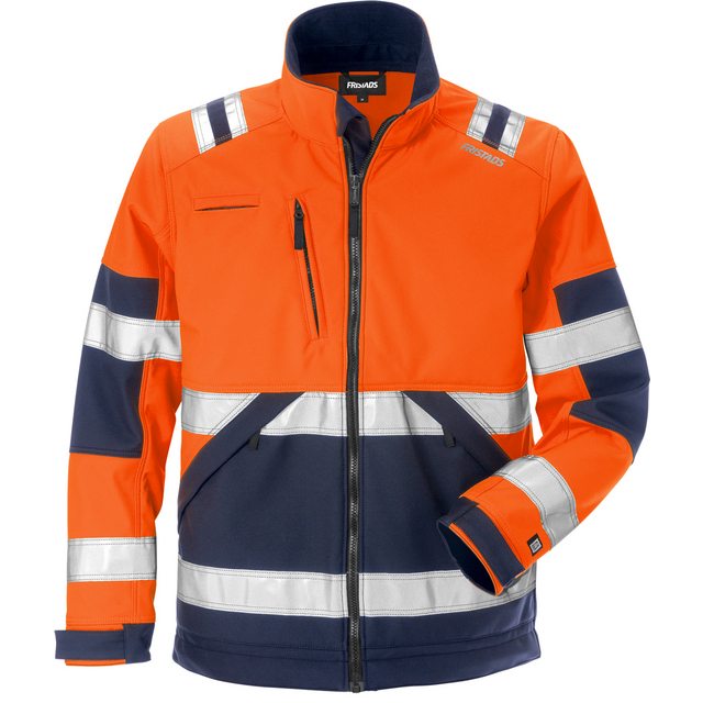 VARSELJACKA 4083 WYH KL 2 ORANGE/MARINBLÅ STL 2XL | Beijerbygg Byggmaterial
