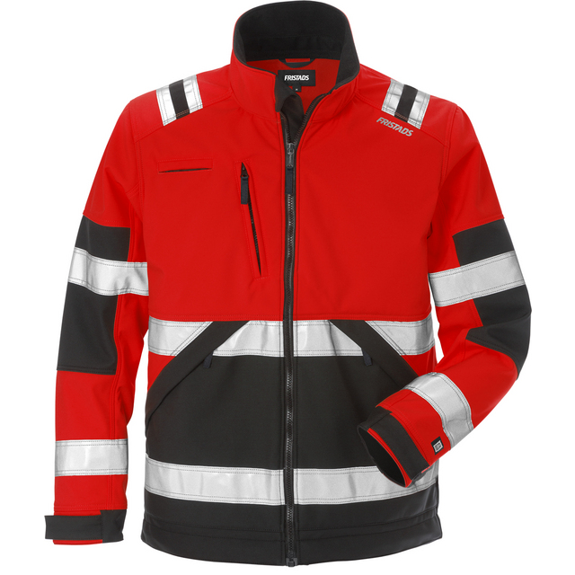 VARSELJACKA 4083 WYH KL 2 RÖD/SVART STL M | Beijerbygg Byggmaterial