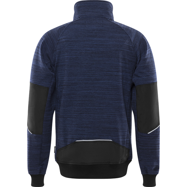 SWEATSHIRTJACKA 7052 SMP MARIN/SVART STL 3XL