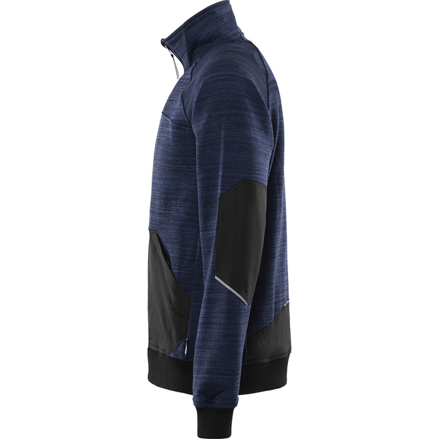 SWEATSHIRTJACKA 7052 SMP MARIN/SVART STL 3XL