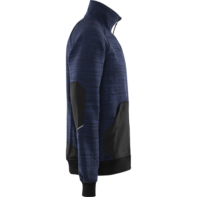 SWEATSHIRTJACKA 7052 SMP MARIN/SVART STL 3XL