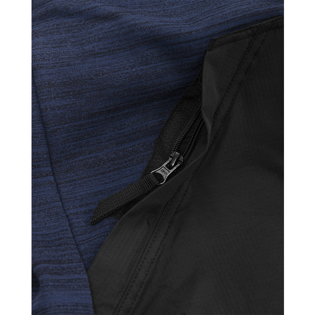 SWEATSHIRTJACKA 7052 SMP MARIN/SVART STL 3XL
