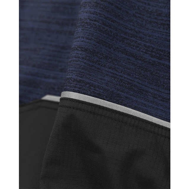 SWEATSHIRTJACKA 7052 SMP MARIN/SVART STL 3XL