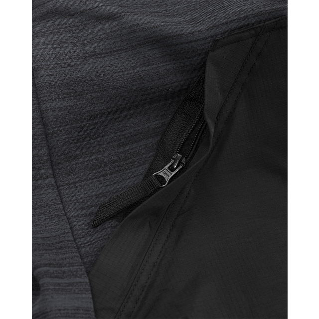 SWEATSHIRTJACKA 7052 SMP GRÅ/SVART STL XS