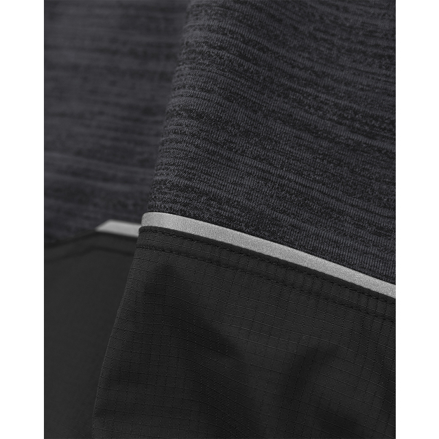 SWEATSHIRTJACKA 7052 SMP GRÅ/SVART STL XS