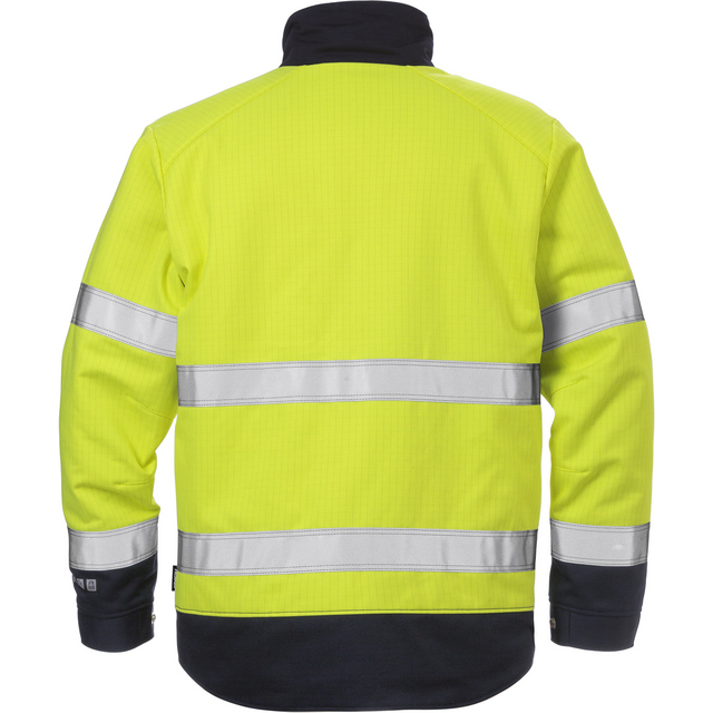 VINTERJACKA 4588 FLAM VARSELGUL/MARINBLÅ STL XS | Beijerbygg Byggmaterial