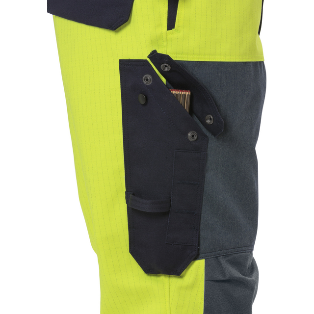 HÄNGSLEBYXA FLAM 1584 FLAM VARSELGUL/MARIN STL C146