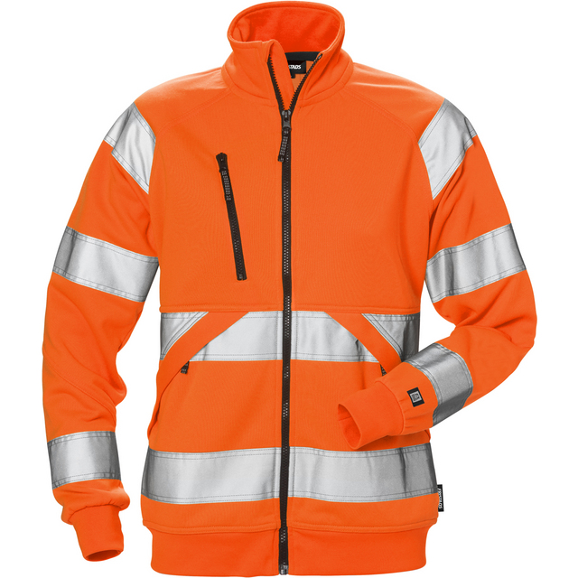 SWEATJACKA VARSEL DAM 7427 SHV VARSELORANGE STL M | Beijerbygg Byggmaterial