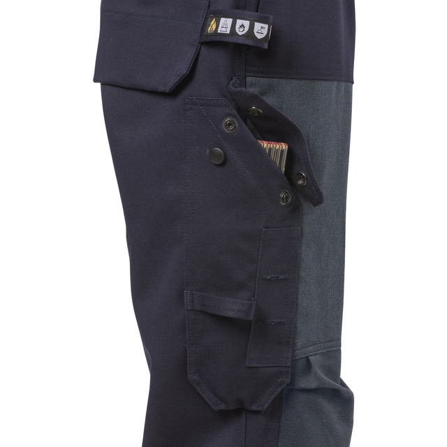 BYXA FLAM DAM KL 1 2591 FLAM VARSELGUL/MARIN STL 38