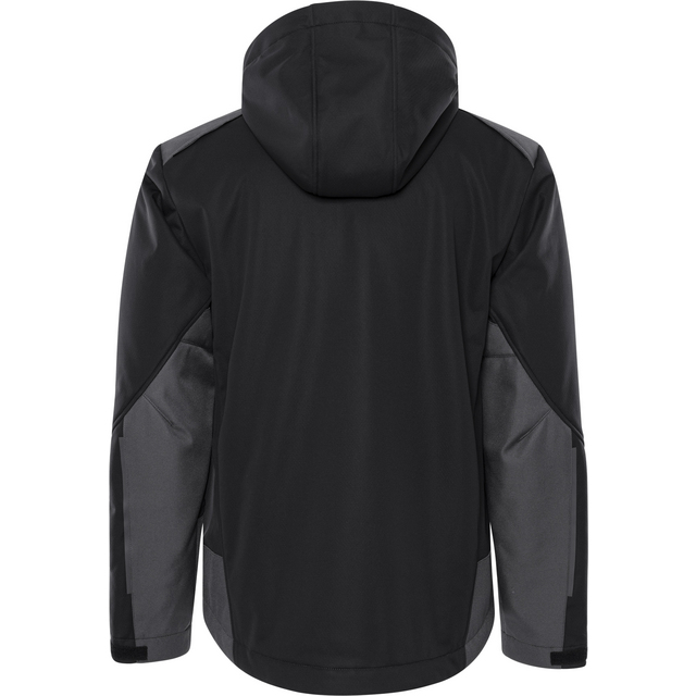 SOFTSHELLJACKA 4060 CFJ FODRAD SVART/GRÅ STL 3XL | Beijerbygg Byggmaterial