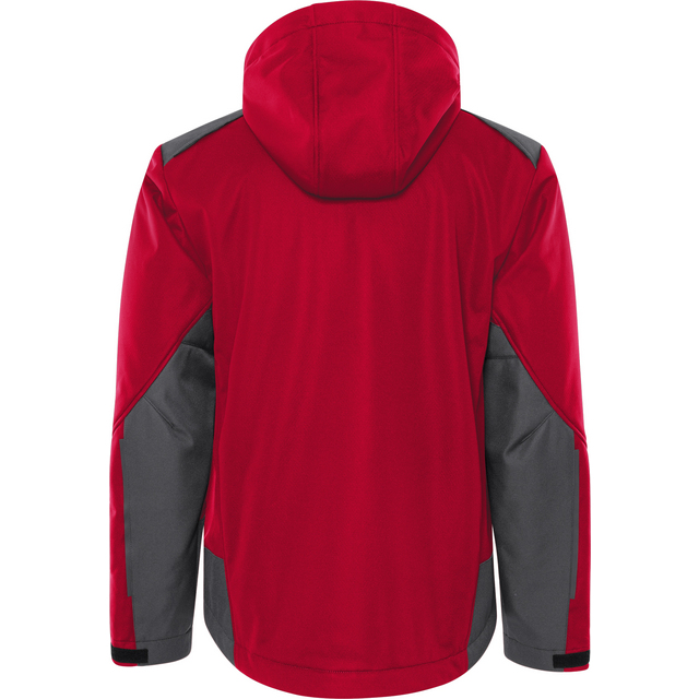 SOFTSHELLJACKA 4060 FODRAD CFJ RÖD/GRÅ STL 2XL