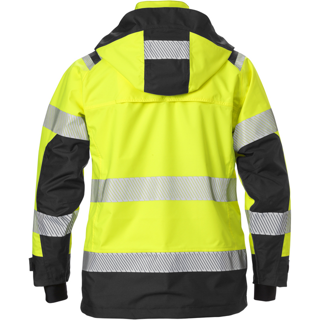 SKALJACKA 4518 GTT VARSEL DAM VARSELGUL/SVART STL 2XL