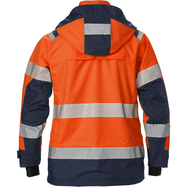SKALJACKA 4518 GTT VARSEL DAM VARSELORANGE/MARINBLÅ STL 3XL