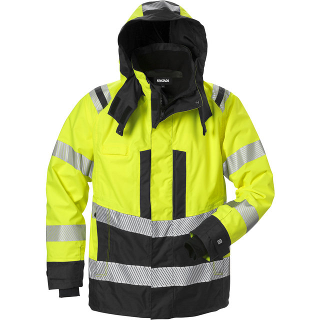 SKALJACKA 4515 GTT VARSEL VARSELGUL/SVART STL S