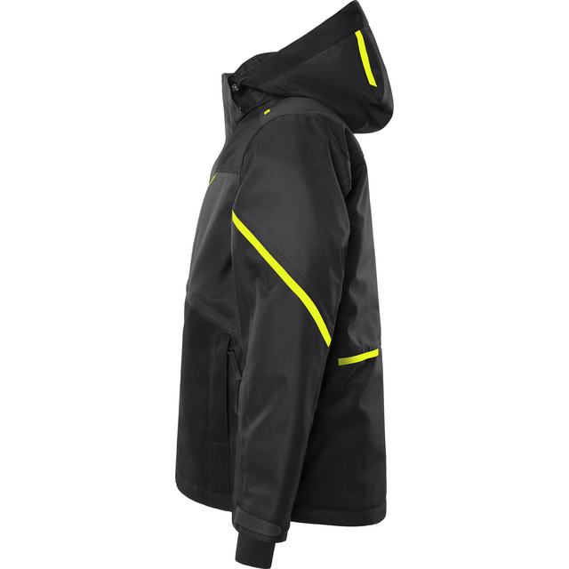 Produktbild föreställande artikeln JACKA 4058 VINTER AIRTECH GTC SVART/HIVIS GUL STL 3XL från kategorin Överdelar