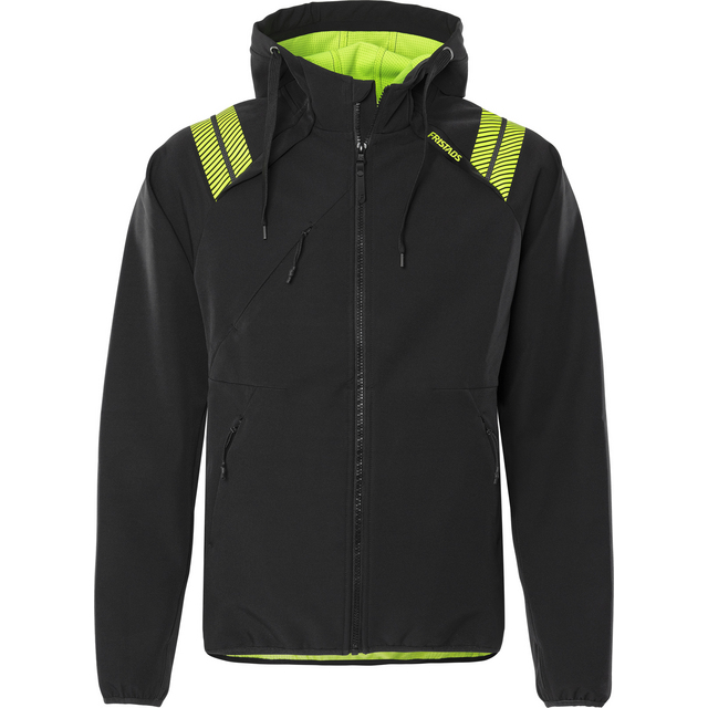 SOFTSHELLJACKA 7461 BON SVART STL 2XL