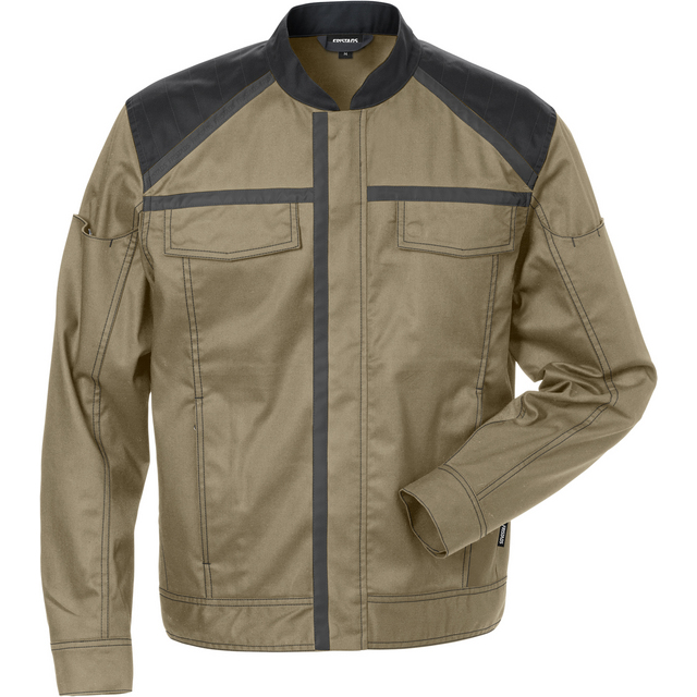 JACKA 4555 STFP KHAKI/SVART STL L | Beijerbygg Byggmaterial