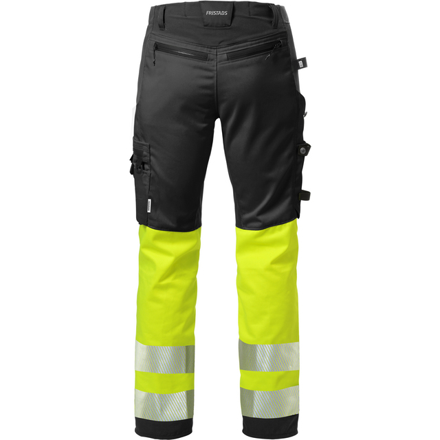 BYXA STRETCH VARSEL 2706 PLU VARSELGUL/SVART STL D84