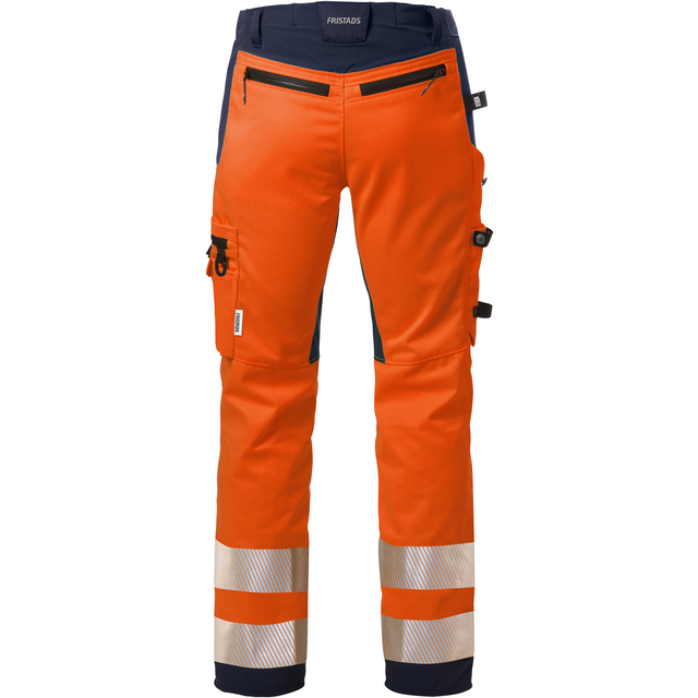 BYXA STRETCH VARSEL 2707 PLU VARSELORANGE/MARIN STL C64