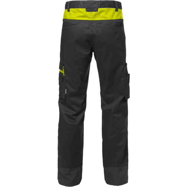 BYXA 2555 STFP SVART/HIVIS GUL STL D104