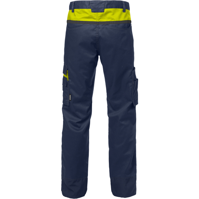 BYXA 2552 STFP MARINBLÅ/VARSEL GUL STL D112