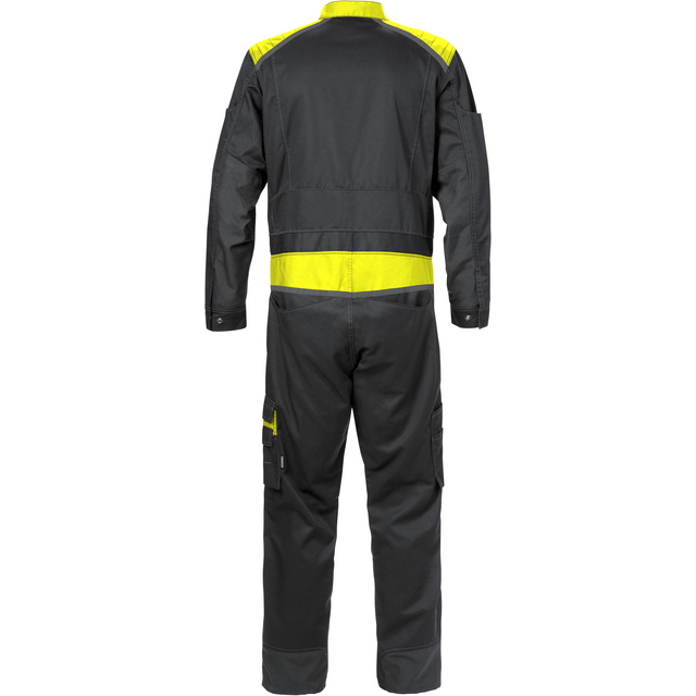 OVERALL 8555 STFP SVART/HIVIS GUL STL S