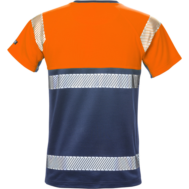 T-SHIRT VARSEL KL 1 7518 THV VARSELORANGE/MARINBLÅ STL 2XL | Beijerbygg Byggmaterial