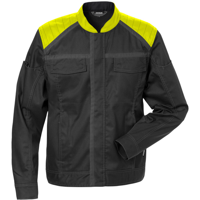 JACKA DAM 4556 STFP SVART/HIVIS GUL STL S | Beijerbygg Byggmaterial