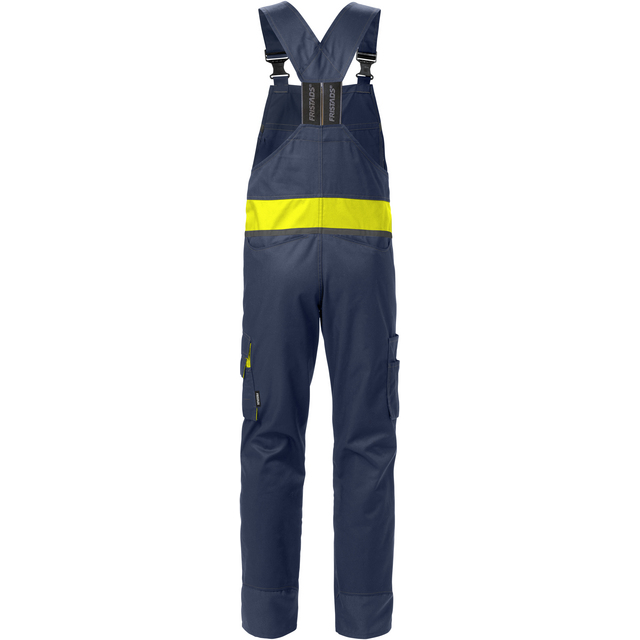 HÄNGSLEBYXA 1555 STFP MARINBLÅ/VARSEL GUL STL C52