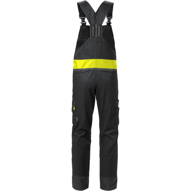 HÄNGSLEBYXA 1555 STFP SVART/HIVIS GUL STL C62