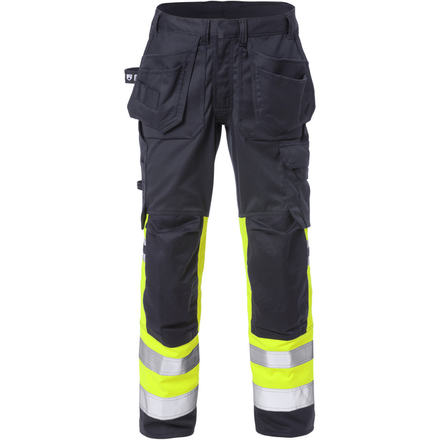STRETCHBYXA KL 1 2171 ATHF VARSELGUL/MARINBLÅ STL 34 | Beijerbygg Byggmaterial