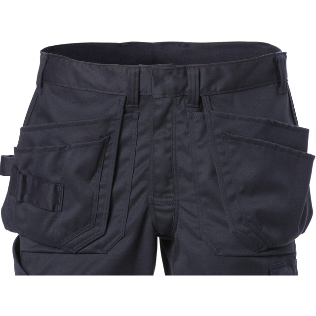 STRETCHBYXA FLAM KL1 2163 ATHF VARSELGUL/MARINBLÅ STL C152