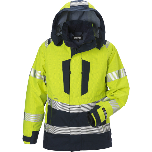 JACKA 4195 FLAM GORE-TEX GXE VARSELGUL/MARINBLÅ STL L | Beijerbygg Byggmaterial