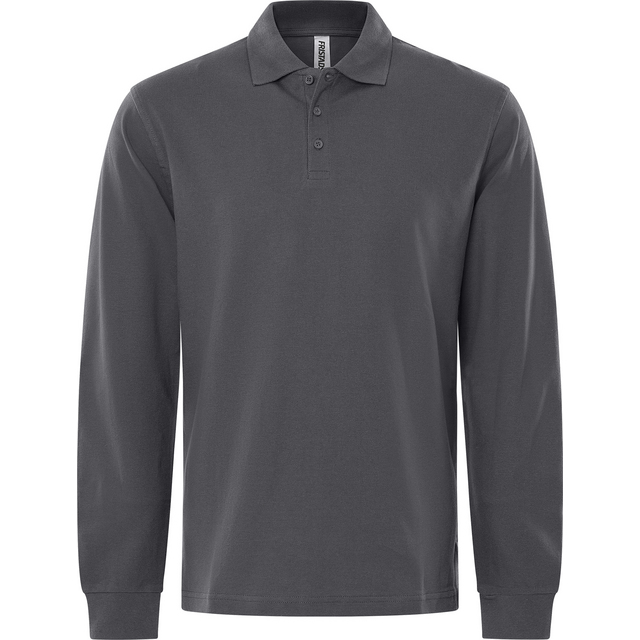 PIKÉ LÅNG ÄRM 1722 PIQ MÖRKGRÅ STL 2XL | Beijerbygg Byggmaterial