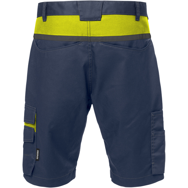 SHORTS 2562 STFP MARINBLÅ/VARSEL GUL STL C60