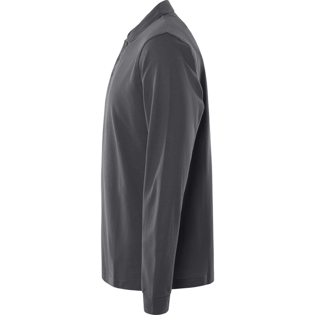 PIKÉ LÅNG ÄRM 1722 PIQ MÖRKGRÅ STL 2XL