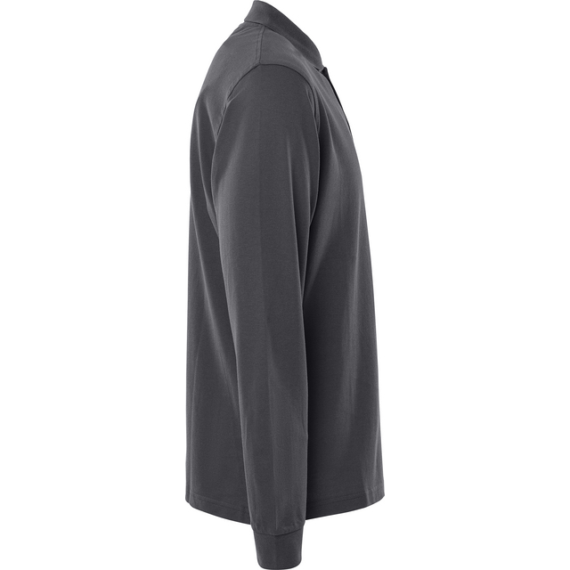 PIKÉ LÅNG ÄRM 1722 PIQ MÖRKGRÅ STL 2XL