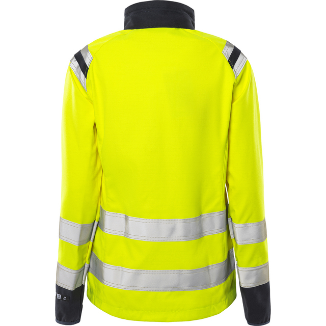 JACKA 4076 FLAM DAM KL3 FSS VARSELGUL/MARINBLÅ STL M | Beijerbygg Byggmaterial