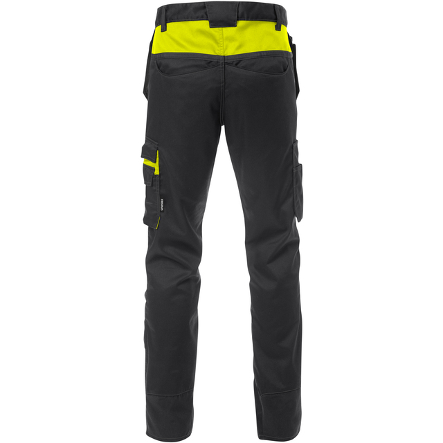 HANTVERKARBYXA 2595 STFP SVART/HIVIS GUL STL D104