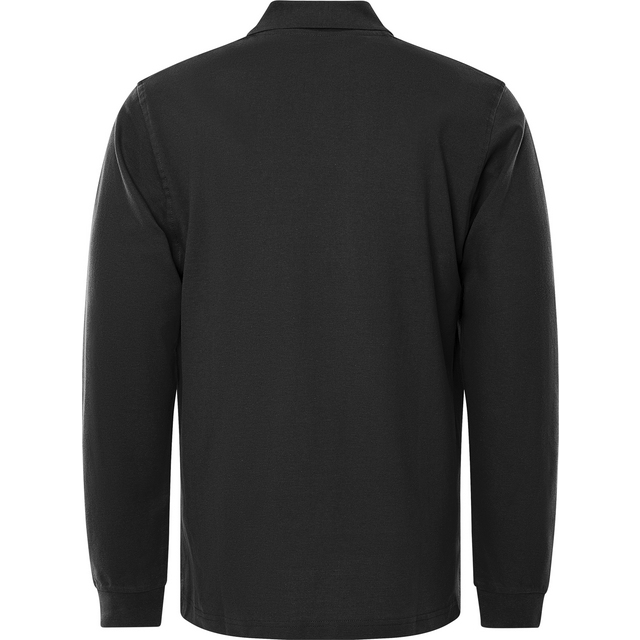 PIKÉ LÅNG ÄRM 1722 PIQ SVART STL 2XL