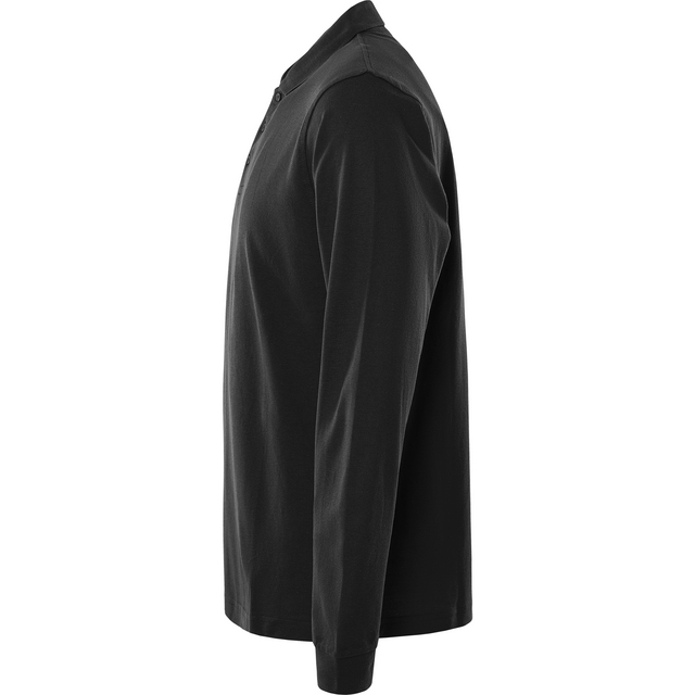 PIKÉ LÅNG ÄRM 1722 PIQ SVART STL 2XL