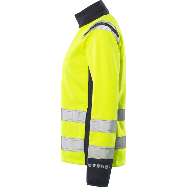 Produktbild föreställande artikeln JACKA 4076 FLAM DAM KL3 FSS VARSELGUL/MARINBLÅ STL 2XL från kategorin Flamskyddsöverdelar