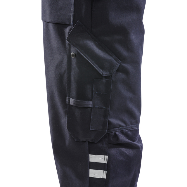 OVERALL 8174 FLAM KL1 ATHS VARSELGUL/MARINBLÅ STL M