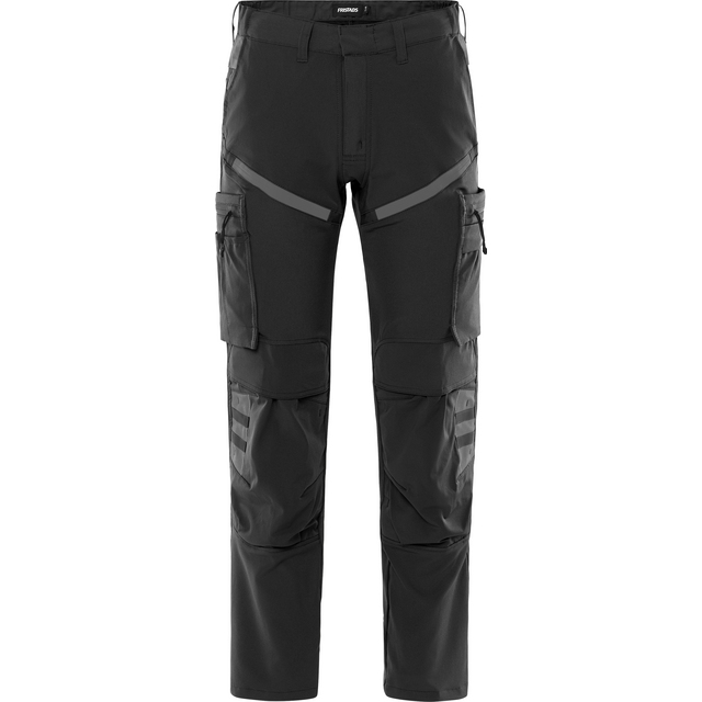 STRETCHBYXA 2653 LWS SVART/GRÅ C150