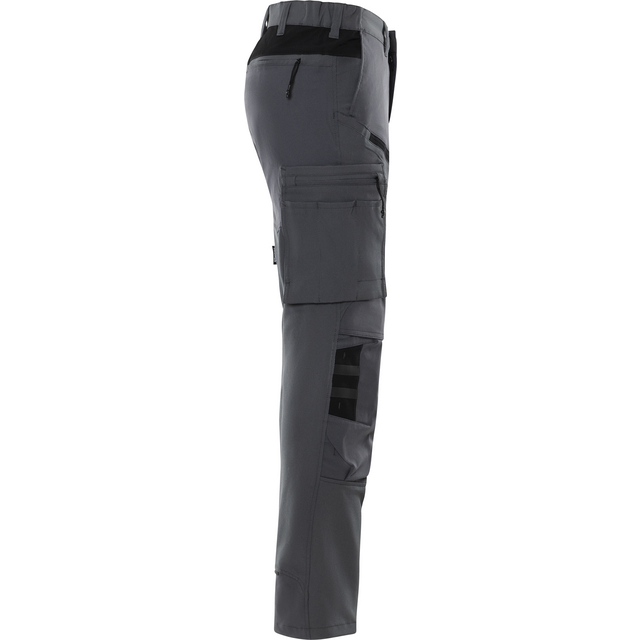 STRETCHBYXA 2653 LWS GRÅ/SVART C60