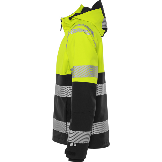 Produktbild föreställande artikeln SKALJACKA VARSEL 4690 GLS VARSELGUL/SVART STL 2XL från kategorin Varselöverdelar