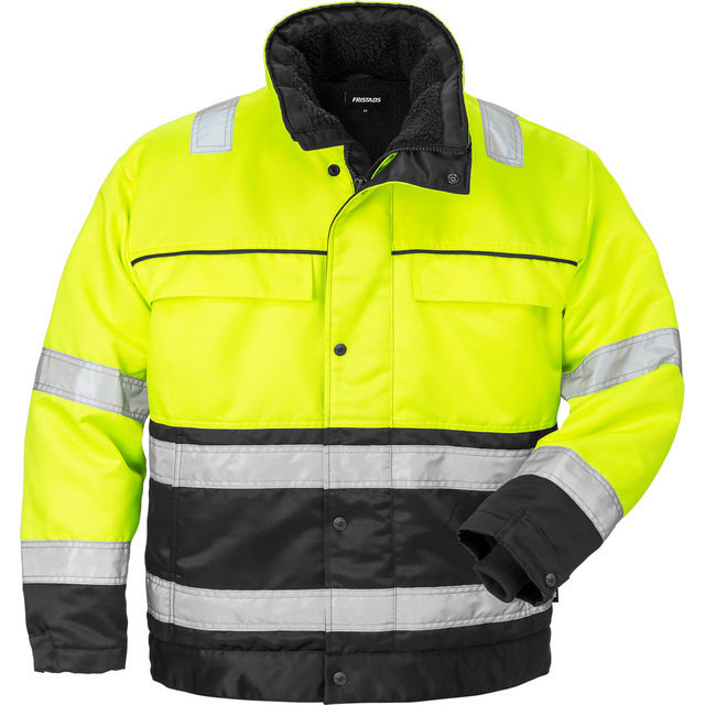 VINTERJACKA VARSEL KL 3 444 PP VARSELGUL/SVART STL M | Beijerbygg Byggmaterial