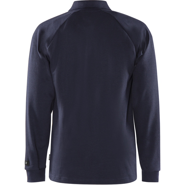 Produktbild föreställande artikeln PIKÉ FLAM LÅNG ÄRM 784 PFLA MARIN STL 2XL från kategorin Flamskyddsöverdelar